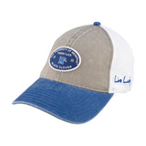 Grey and blue two tone vintage style hat from Black Clover featuring University of Memphis Tigers logo