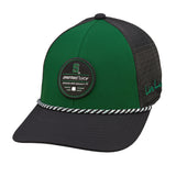 Green and black two tone rope hat from Black Clover featuring Michigan State Spartans logo