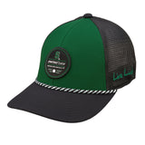 Green and black two tone rope hat from Black Clover featuring Michigan State Spartans logo