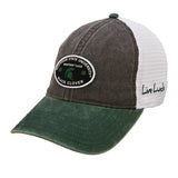 grey and green two tone vintage style hat from Black Clover featuring Michigan State Spartans logo