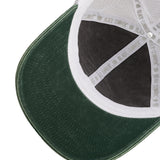 grey and green two tone vintage style hat from Black Clover featuring Michigan State Spartans logo