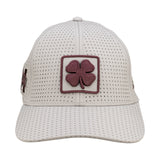 Grey perforated hat from Black Clover featuring Mississippi state logo