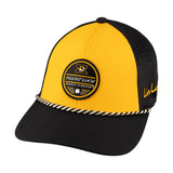 Black and yellow two tone rope hat from Black Clover featuring University of Missouri Tigers Logo