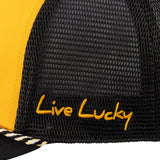 Black and yellow two tone rope hat from Black Clover featuring University of Missouri Tigers Logo