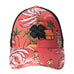 Hawaii themed red hat from Black Clover