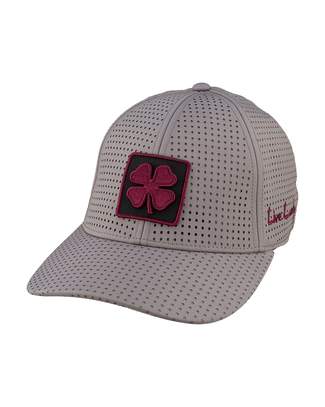 Grey perforated hat from Black Clover featuring New Mexico State Aggies Logo