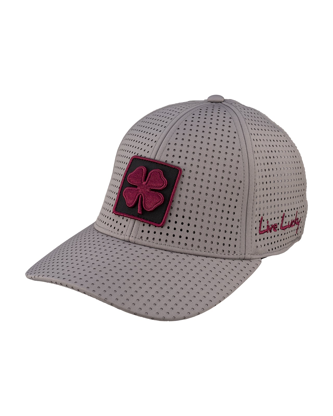 Grey perforated hat from Black Clover featuring New Mexico State Aggies Logo