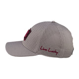 Grey perforated hat from Black Clover featuring New Mexico State Aggies Logo