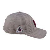 Grey perforated hat from Black Clover featuring New Mexico State Aggies Logo