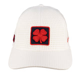 White perforated hat from Black Clover featuring Ole Miss logo