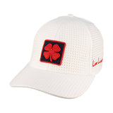 White perforated hat from Black Clover featuring Ole Miss logo