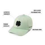 Premium Clover 142 Green Fitted Performance Hat