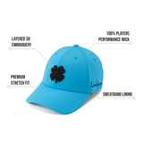 Premium Clover 152 Blue Fitted Performance Hat