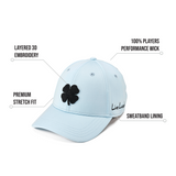 Premium Clover 155 Blue Fitted Performance Hat