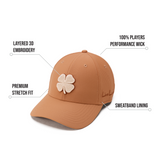 Premium Clover 164 Brown Fitted Performance Hat