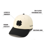 Premium Clover 175 Vanilla Fitted Performance Hat