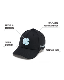 Mint Green and Black Premium Clover Hat for Golf and Lifestyle