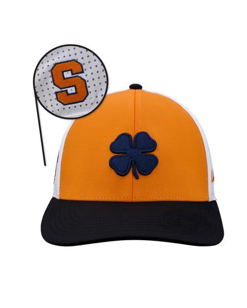 Orange Syracuse Orange Performance Hat with Blue Clover – Black Clover