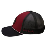 Red and Black two tone rope hat from Black Clover featuring Texas A&M Aggies logo