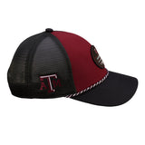 Red and Black two tone rope hat from Black Clover featuring Texas A&M Aggies logo