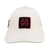 White perforated hat from Black Clover featuring Texas A&M Aggies logo