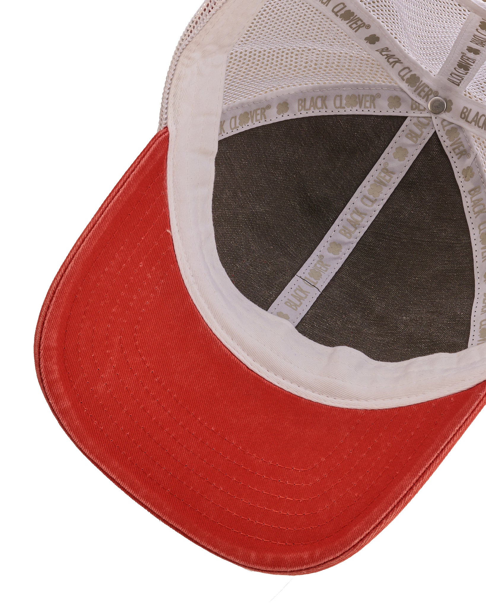 Red, grey, and white two tone vintage style hat from Black Clover featuring Texas A&M Aggies logo