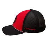 Red and Black two tone rope hat from Black Clover featuring Texas Tech Red Raiders logo