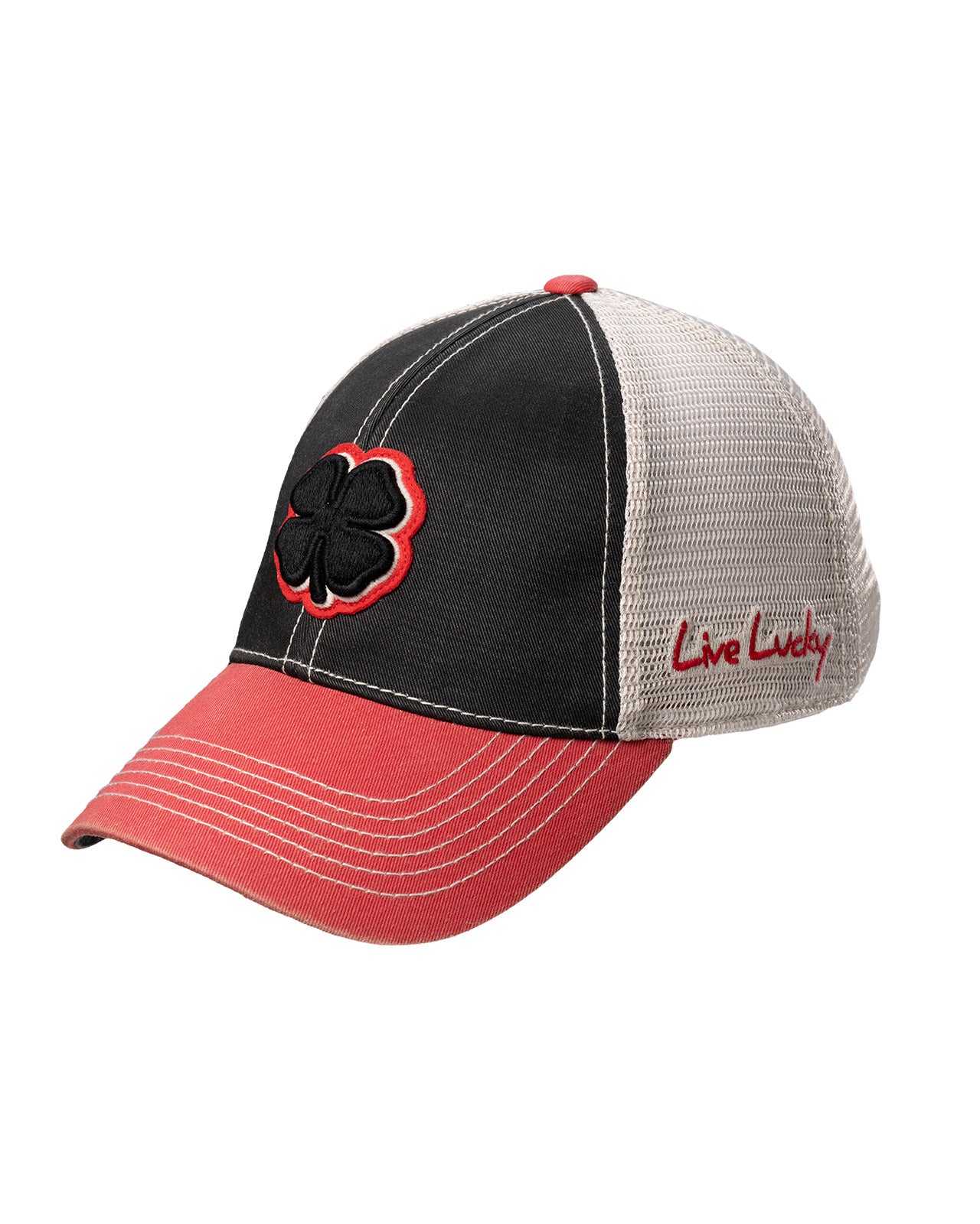 Two Tone Vintage Red and Black Hat from Black Clover