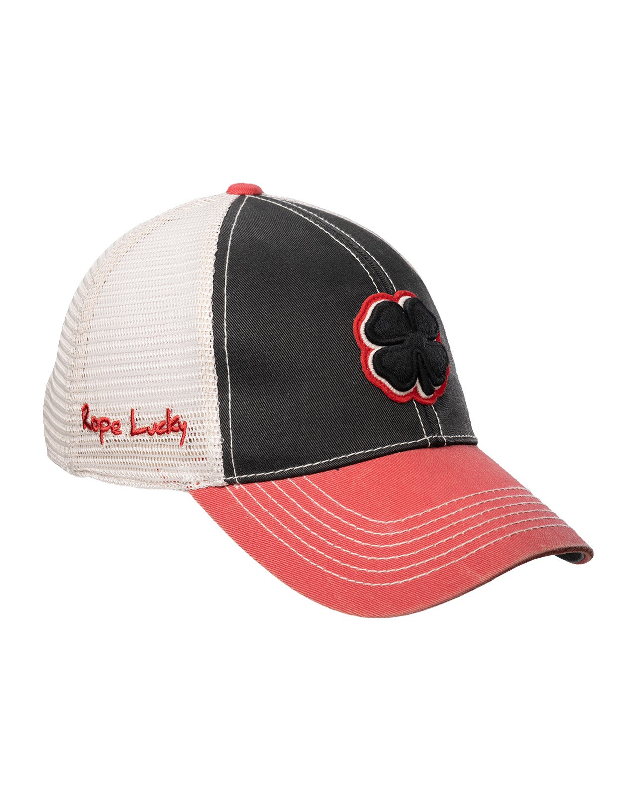 Two Tone Vintage Red and Black Hat from Black Clover