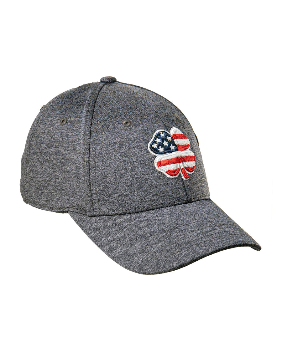 Black Clover | USA Heather Grey Flag Hat