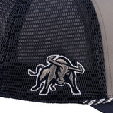 Grey and blue two tone rope hat from Black Clover featuring USU Aggies logo