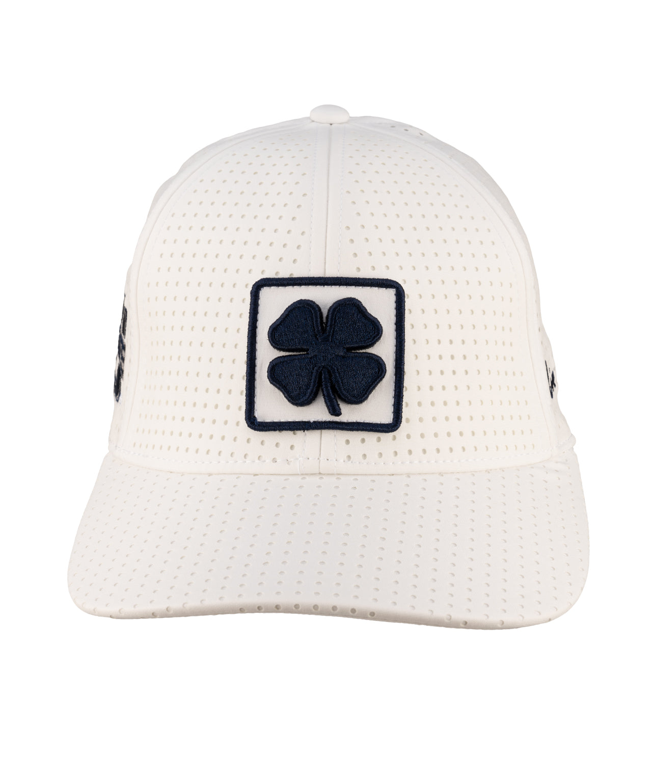 White perforated hat from Black Clover featuring USU Aggies logo