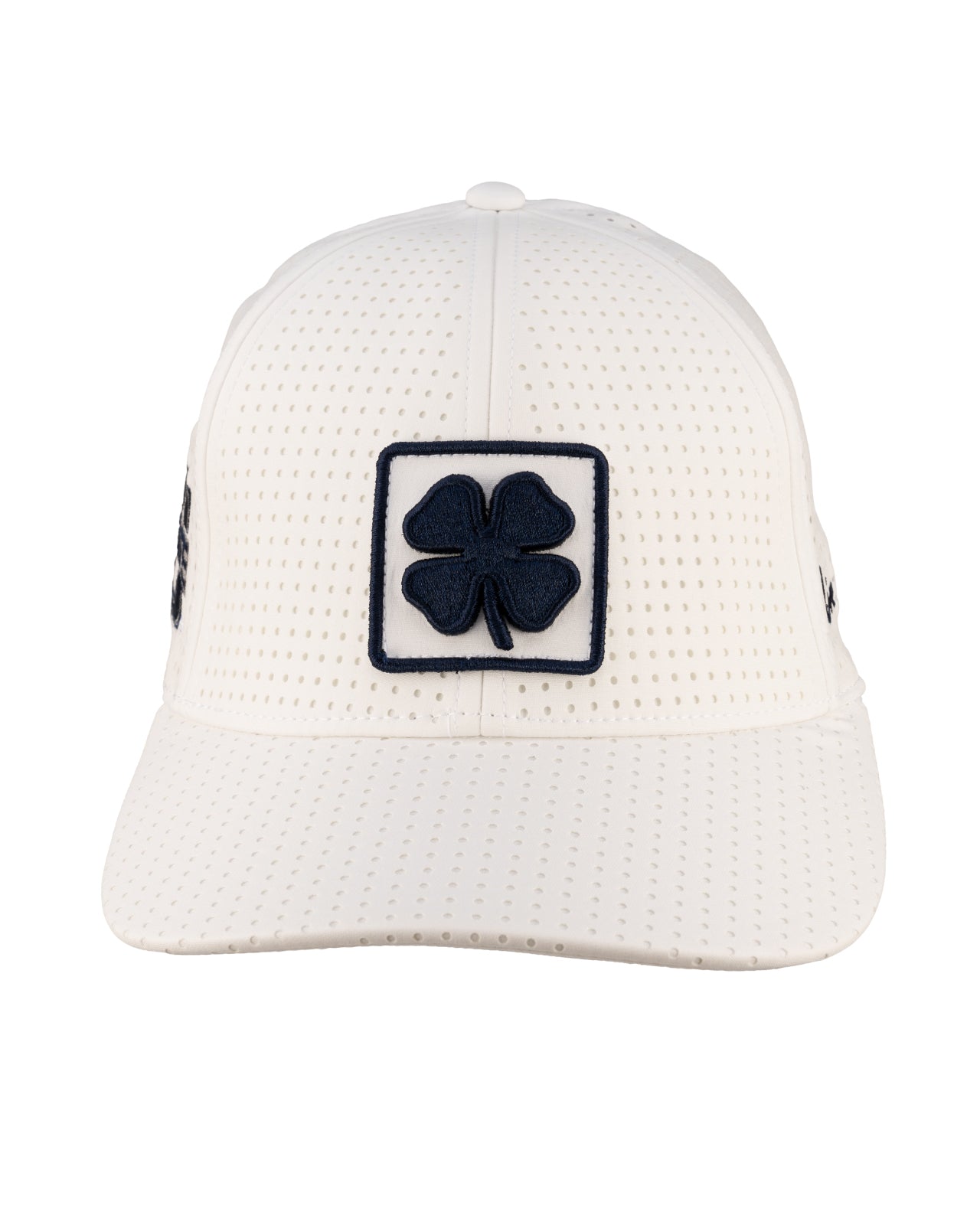 White perforated hat from Black Clover featuring USU Aggies logo