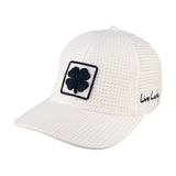 White perforated hat from Black Clover featuring USU Aggies logo