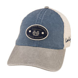 Grey and blue two tone vintage style hat from Black Clover featuring USU Aggies logo