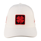 White perforated hat from Black Clover featuring University of Utah logo