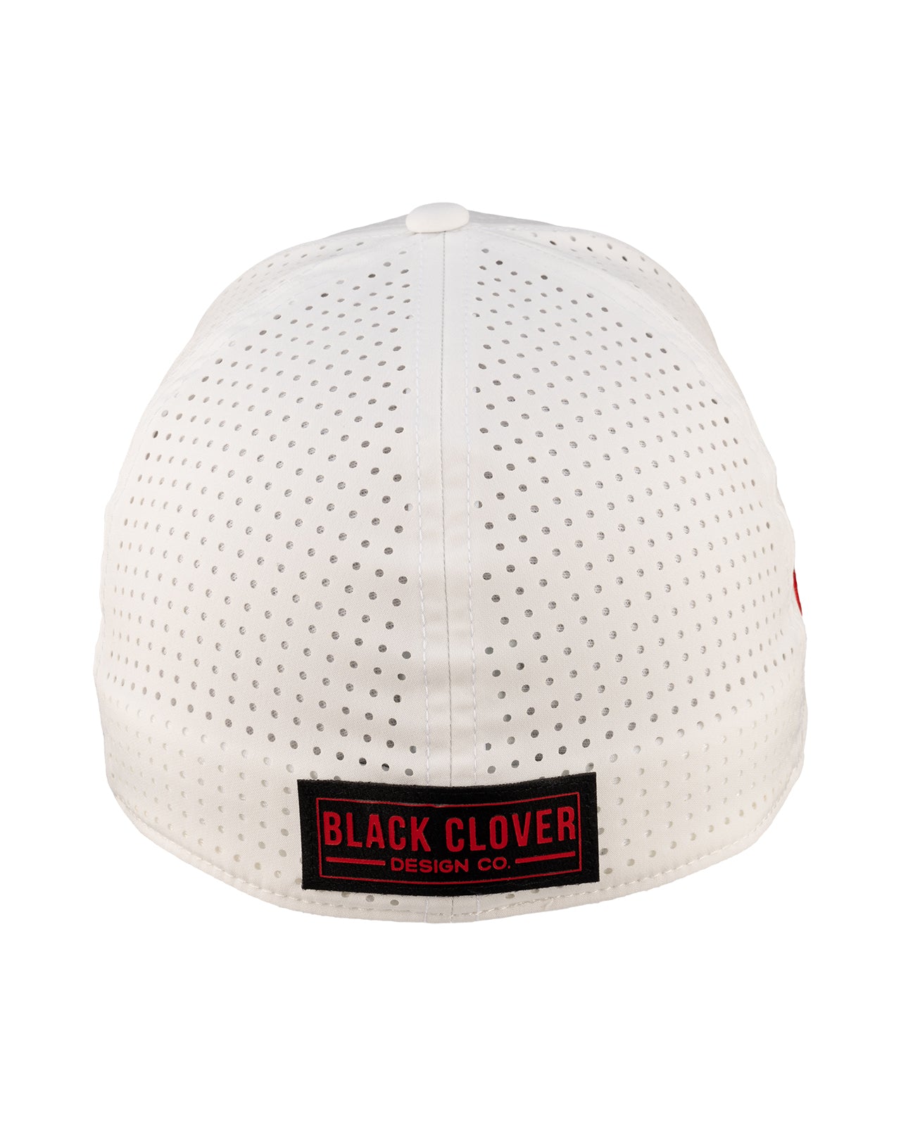 White perforated hat from Black Clover featuring University of Utah logo