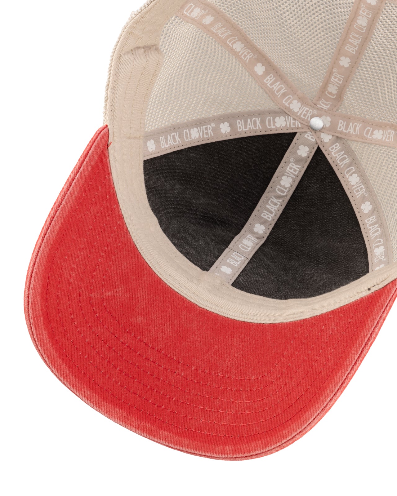 Red and Black two tone vintage style hat from Black Clover featuring Utah Utes Logo