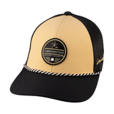 Tan and black two tone rope hat from Black Clover featuring Vanderbilt Commodores logo