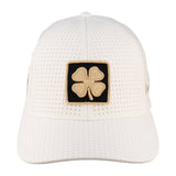 White perforated hat from Black Clover featuring Vanderbilt Commodores logo