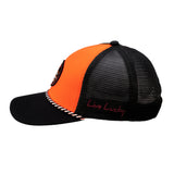 Orange and Black two tone rope hat from Black Clover featuring Virginia Tech Hokies logo