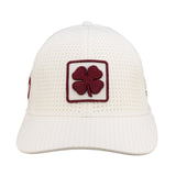 White perforated hat from Black Clover featuring Virginia Tech Hokies logo