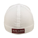 White perforated hat from Black Clover featuring Virginia Tech Hokies logo