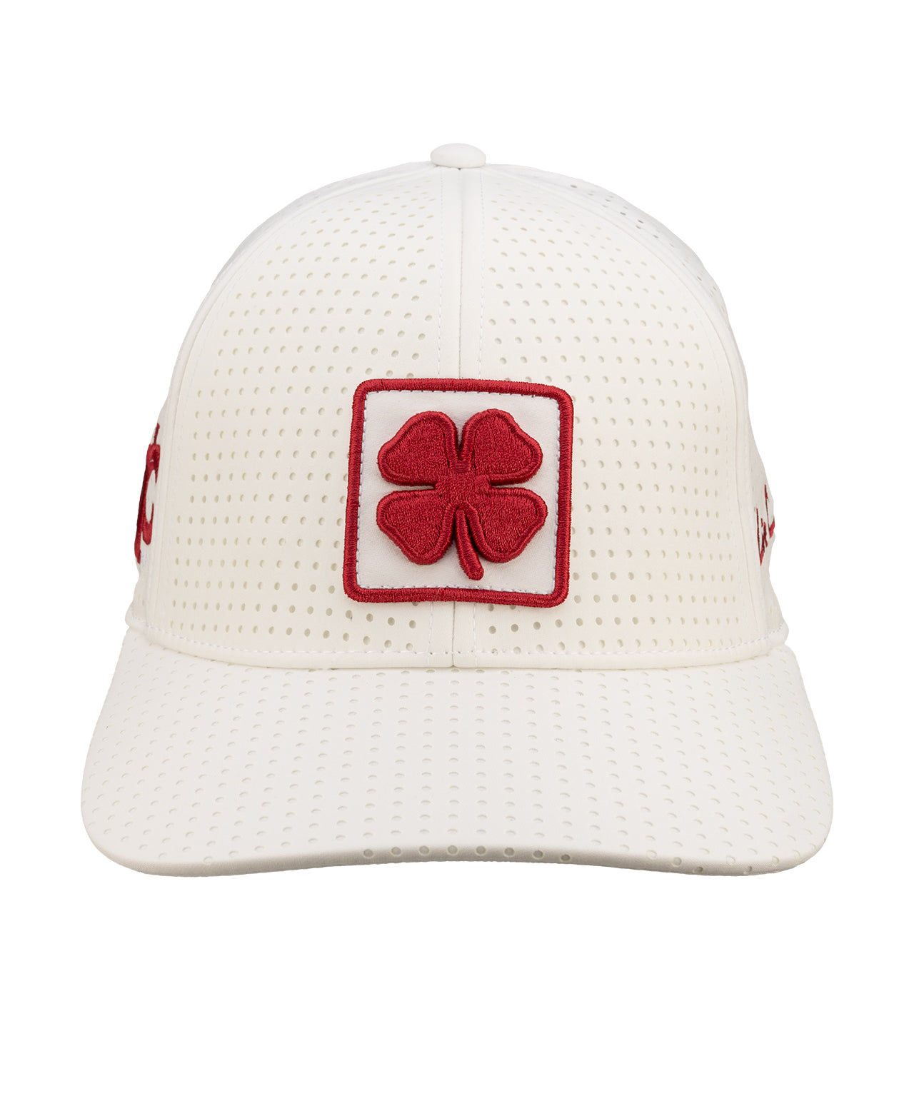 White perforated hat from Black Clover featuring Washington State Cougars Logo