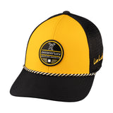 Yellow and black two tone rope hat from Black Clover featuring Wichita State Shockers logo