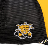 Yellow and black two tone rope hat from Black Clover featuring Wichita State Shockers logo