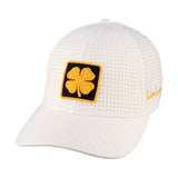 White perforated hat from Black Clover featuring Wichita State Shockers logo