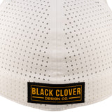 White perforated hat from Black Clover featuring Wichita State Shockers logo