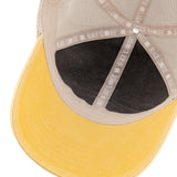 Grey and yellow two tone vintage style hat from Black Clover featuring Wichita State Shockers logo